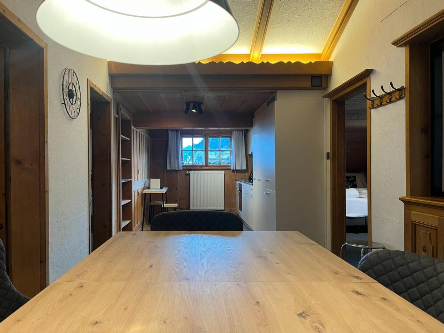 Ferienwohnung Sonne Klosters-Serneus Exterior foto
