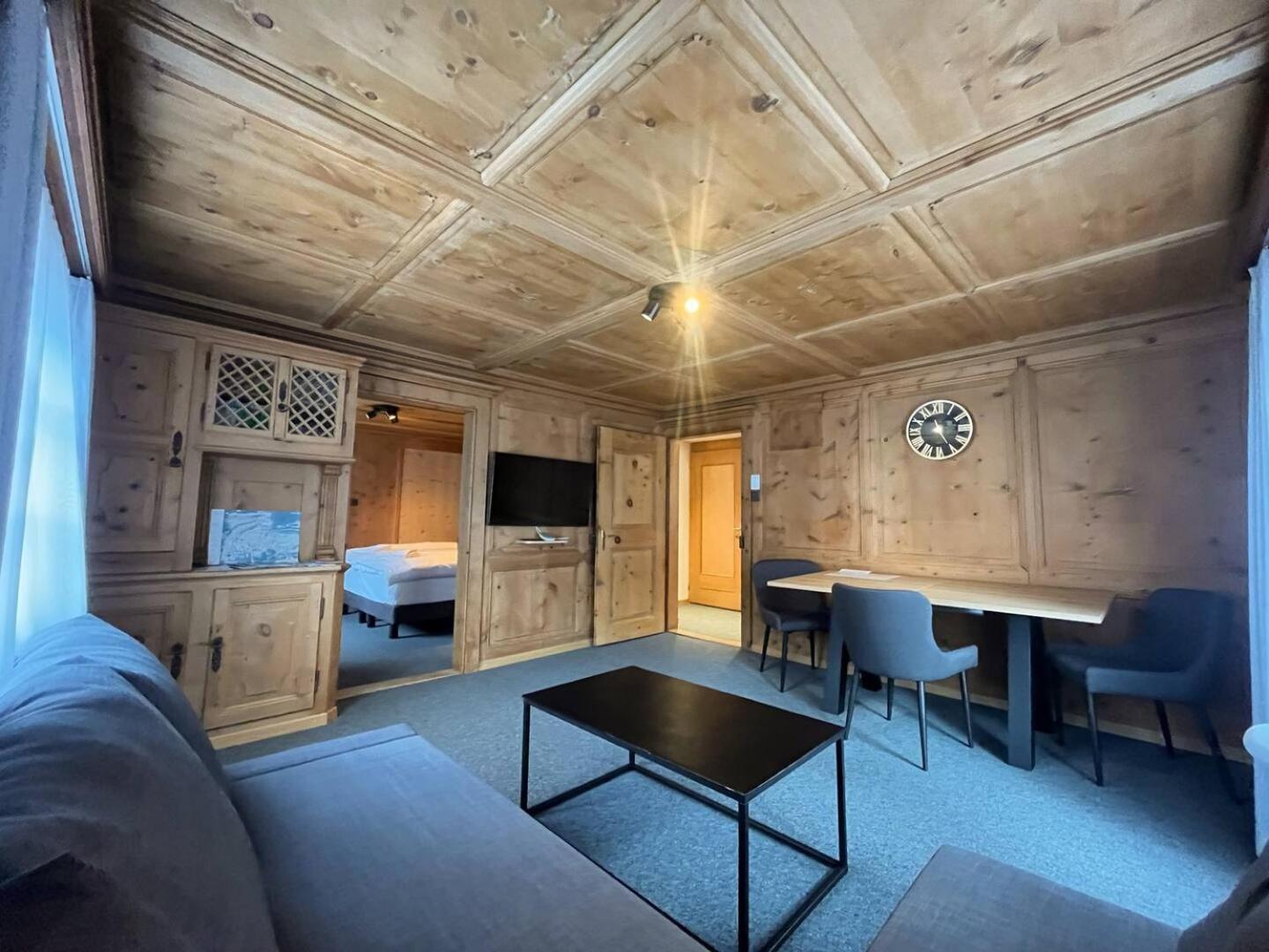 Ferienwohnung Sonne Klosters-Serneus Exterior foto