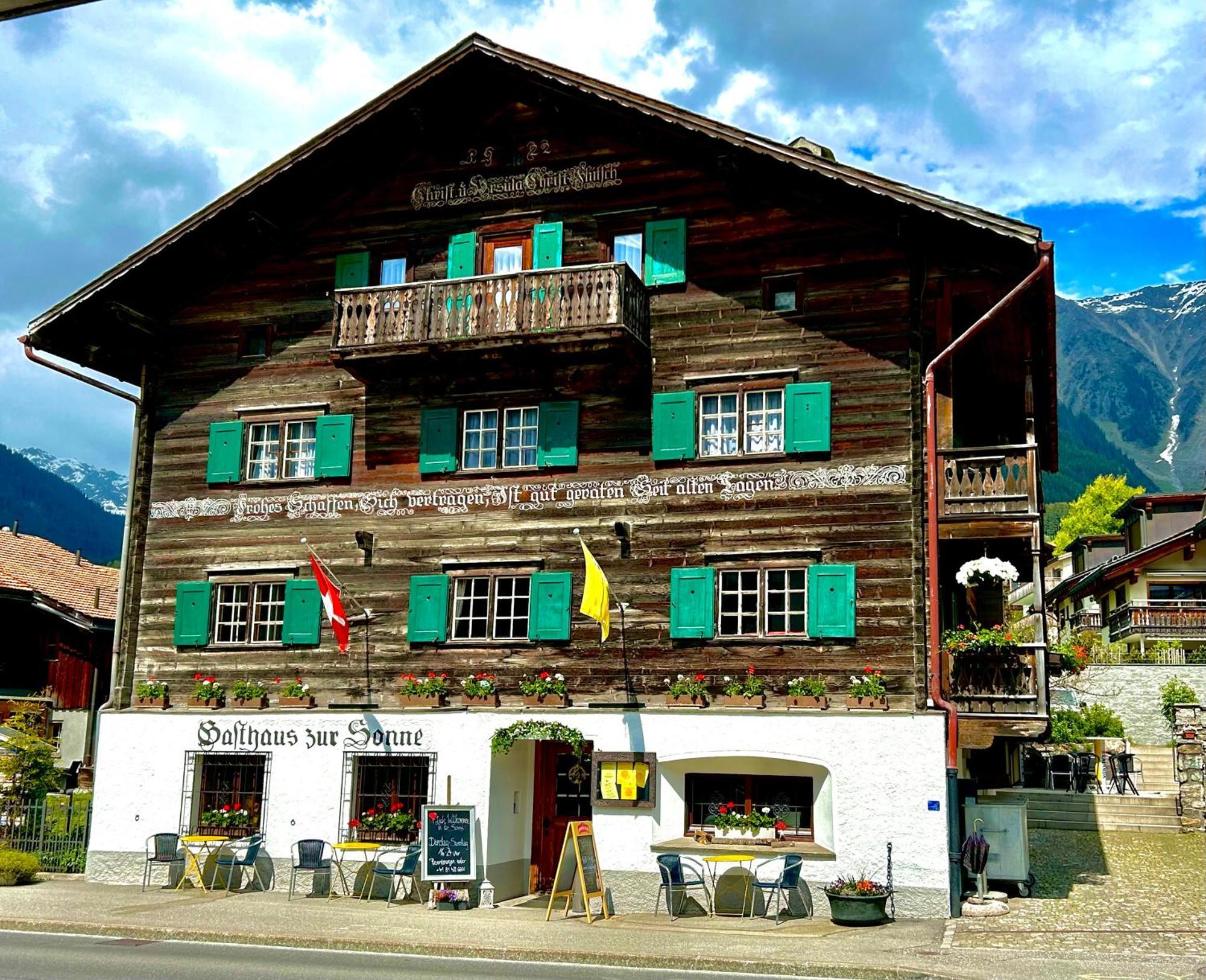 Ferienwohnung Sonne Klosters-Serneus Exterior foto